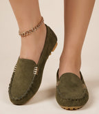 Dames Loafers met Metalen Detail