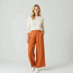 Dames Linnen Wijde Broek Montarello Airflow
