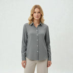 Dames Softline Blouse Met Knopen