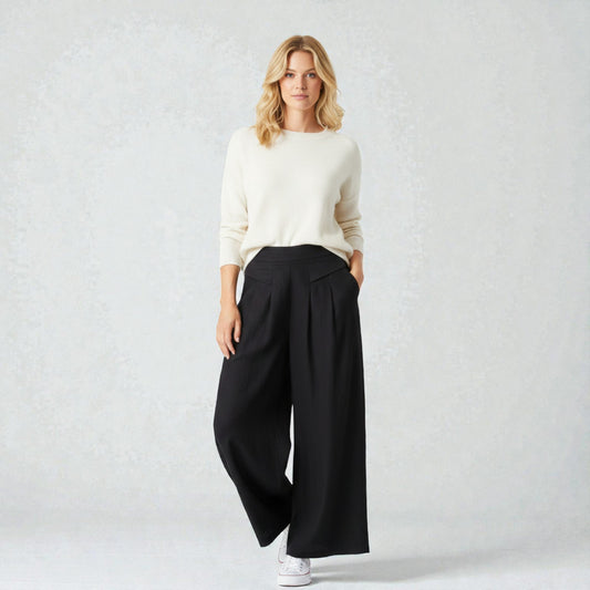 Dames Linnen Wijde Broek Montarello Airflow