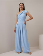 Dames One Shoulder Jumpsuit Elegante Stijl