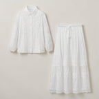 Dames Maxi Rok Tweedelige Set