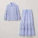 Dames Maxi Rok Tweedelige Set