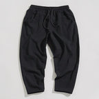 Heren Cropped Tapered Broek Montarello