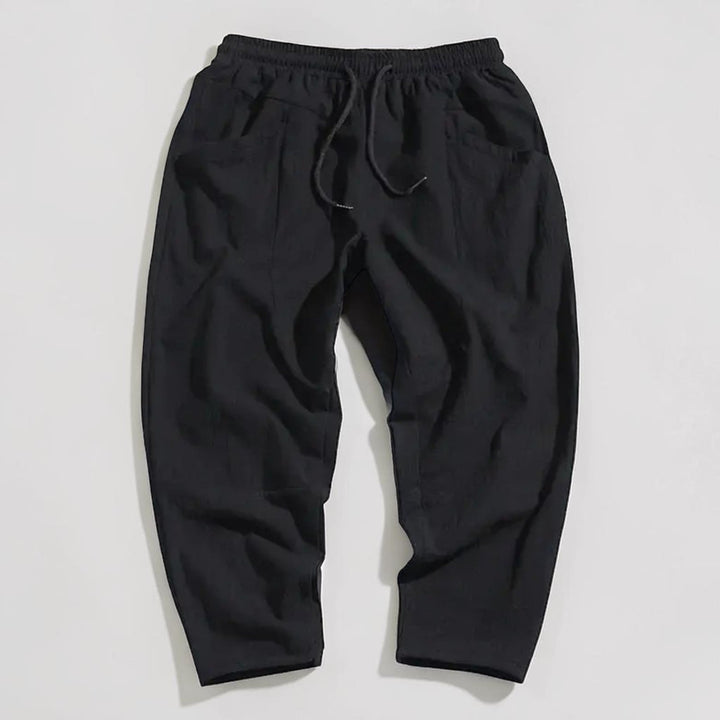 Heren Cropped Tapered Broek Montarello
