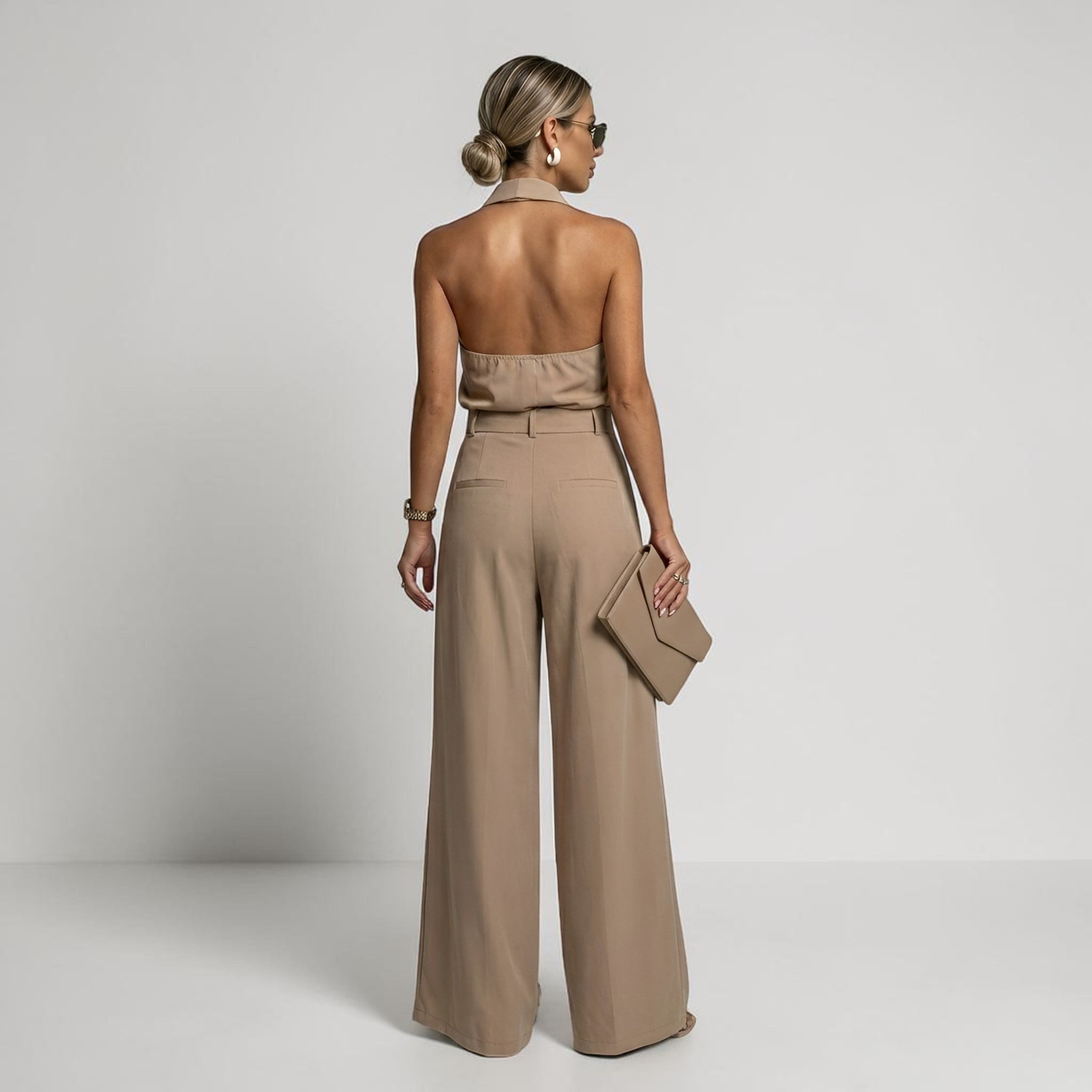 Dames Palazzo Jumpsuit