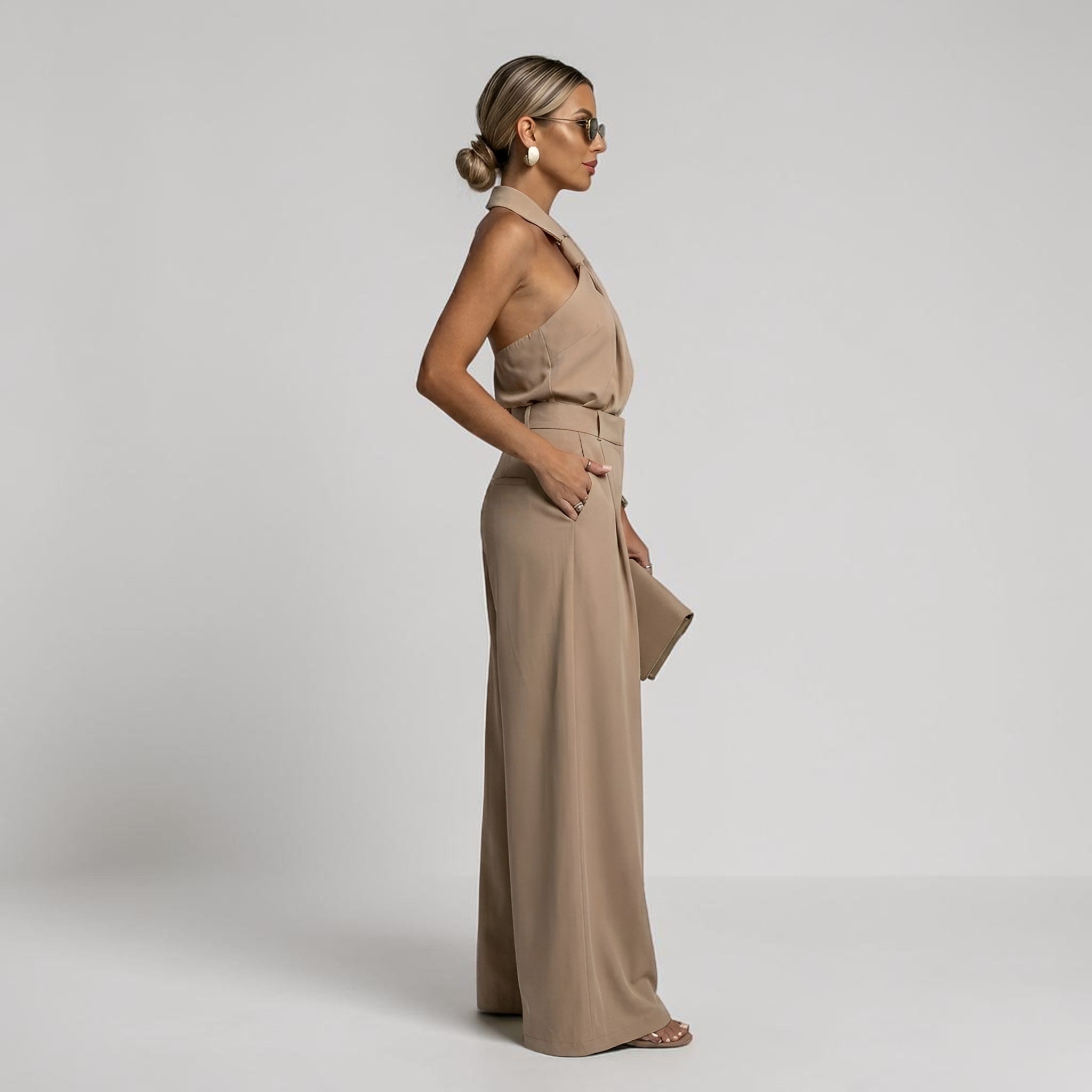 Dames Palazzo Jumpsuit