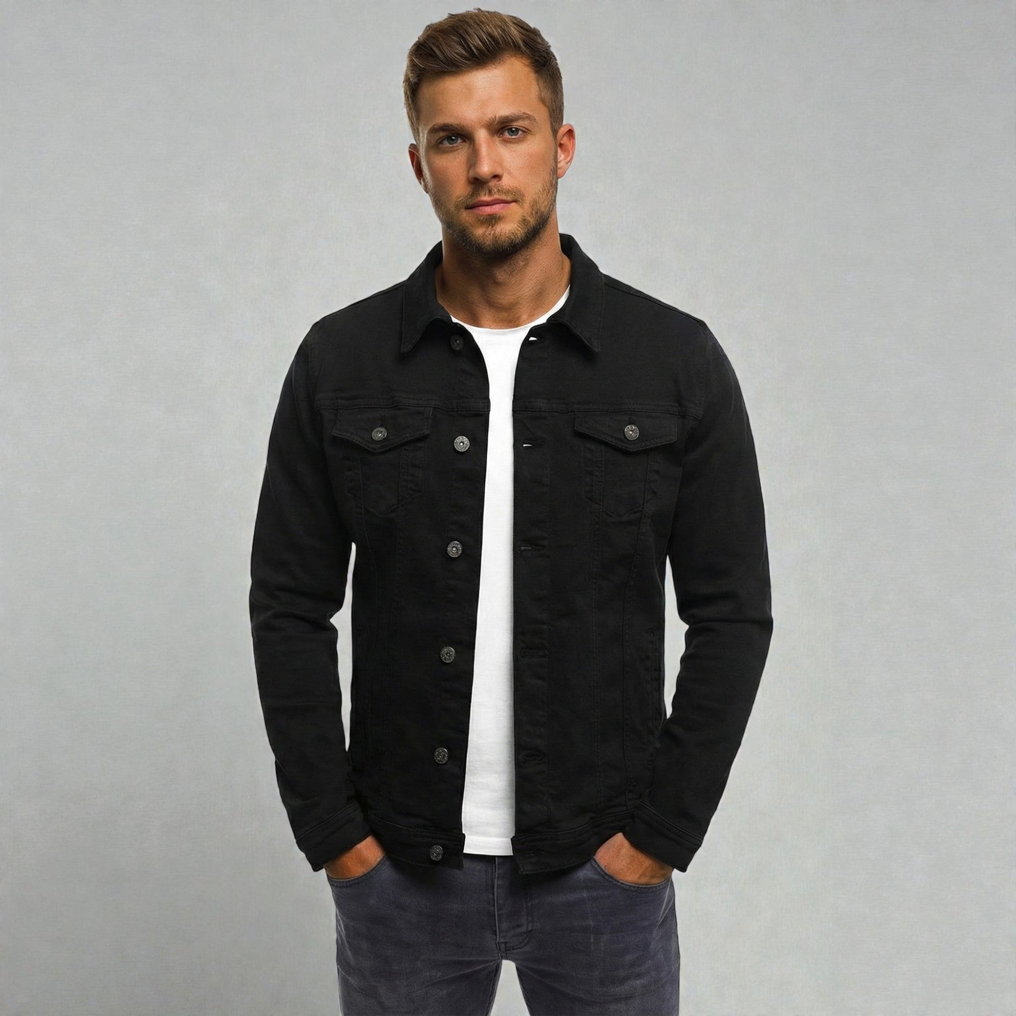 Heren UrbanCore Denim Jas Montarello