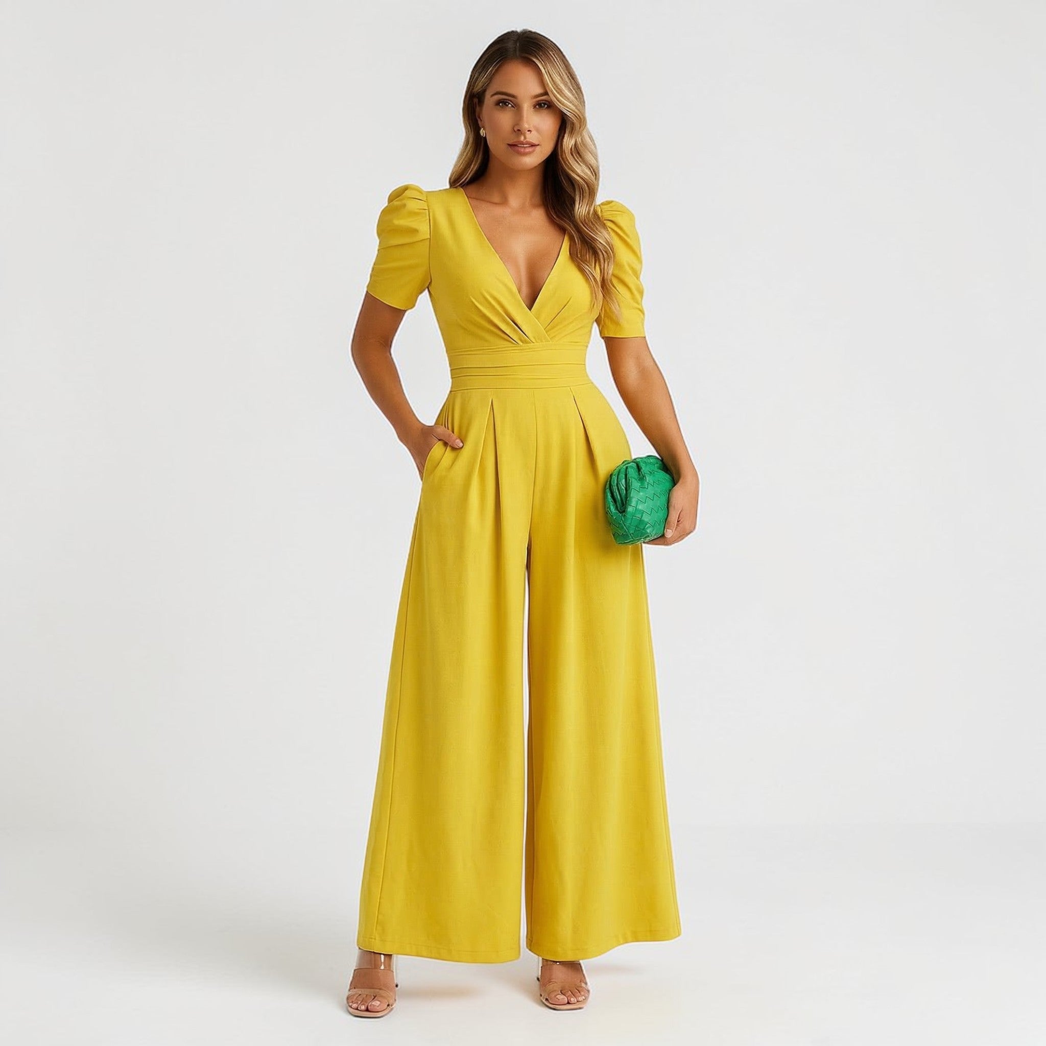 Dames Getailleerde Elegante Jumpsuit