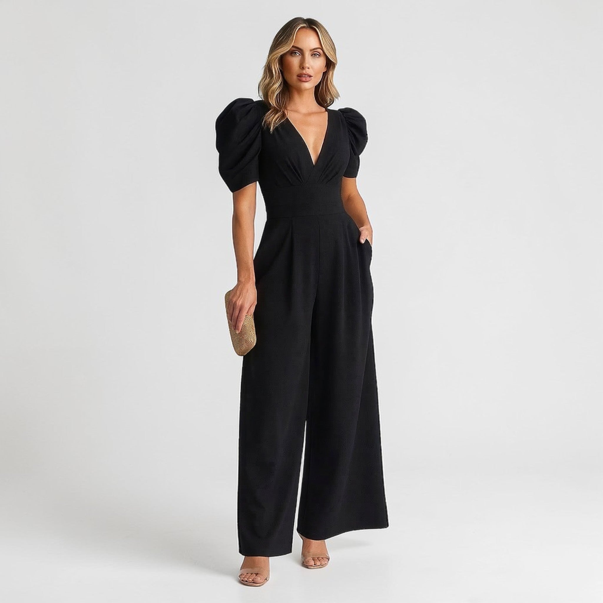 Dames Getailleerde Elegante Jumpsuit
