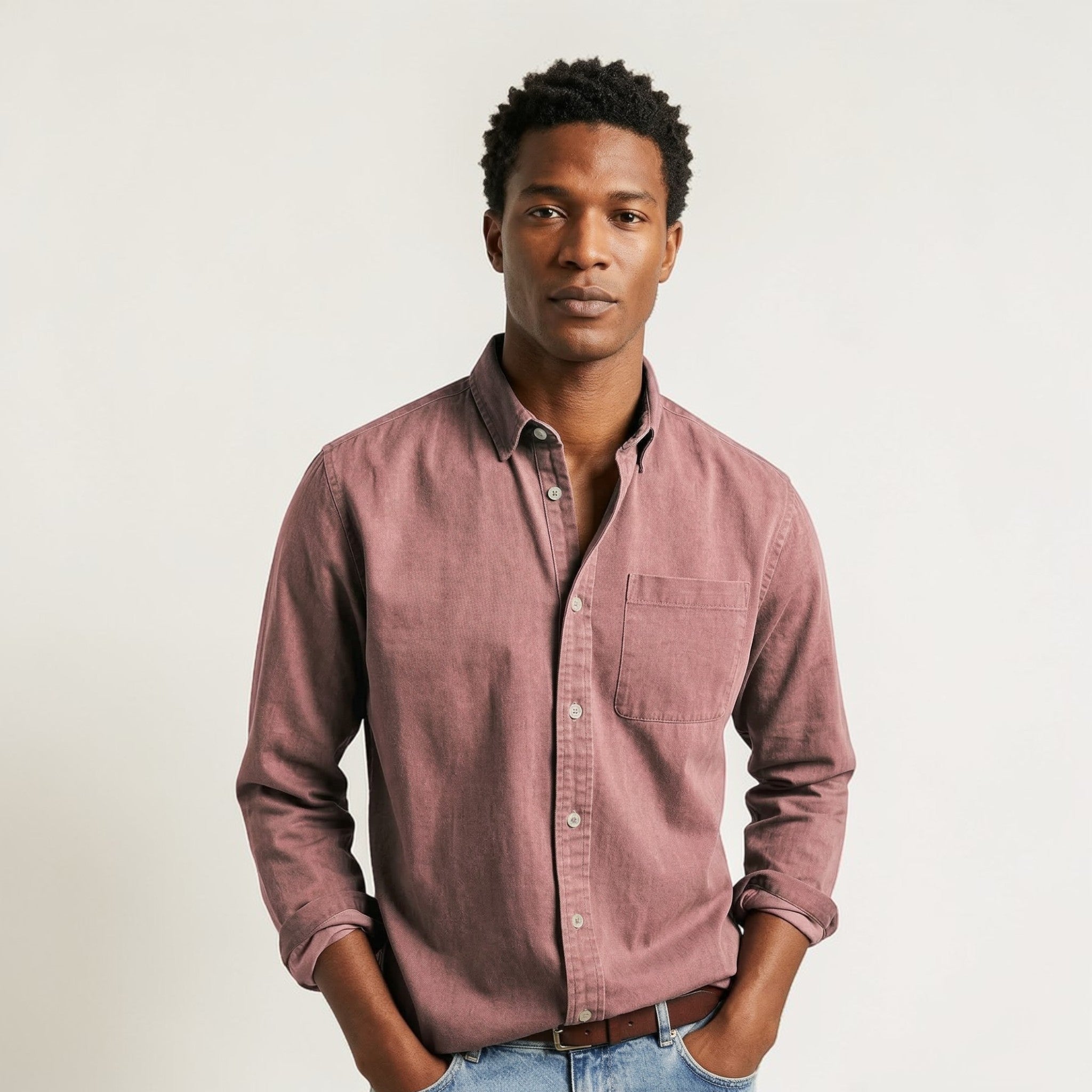 Heren Klassiek Casual Overhemd Modern Fit Montarello