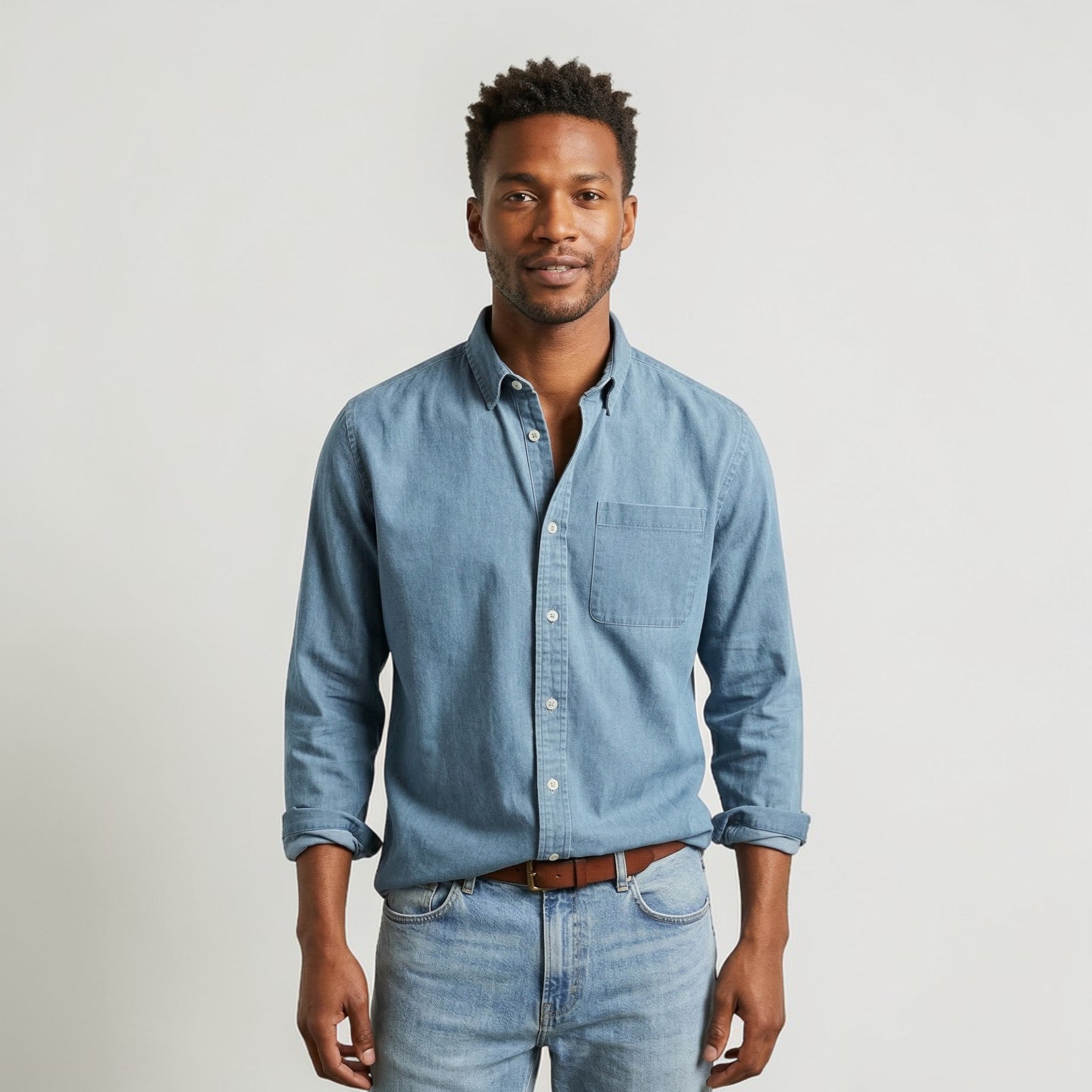 Heren Klassiek Casual Overhemd Modern Fit Montarello