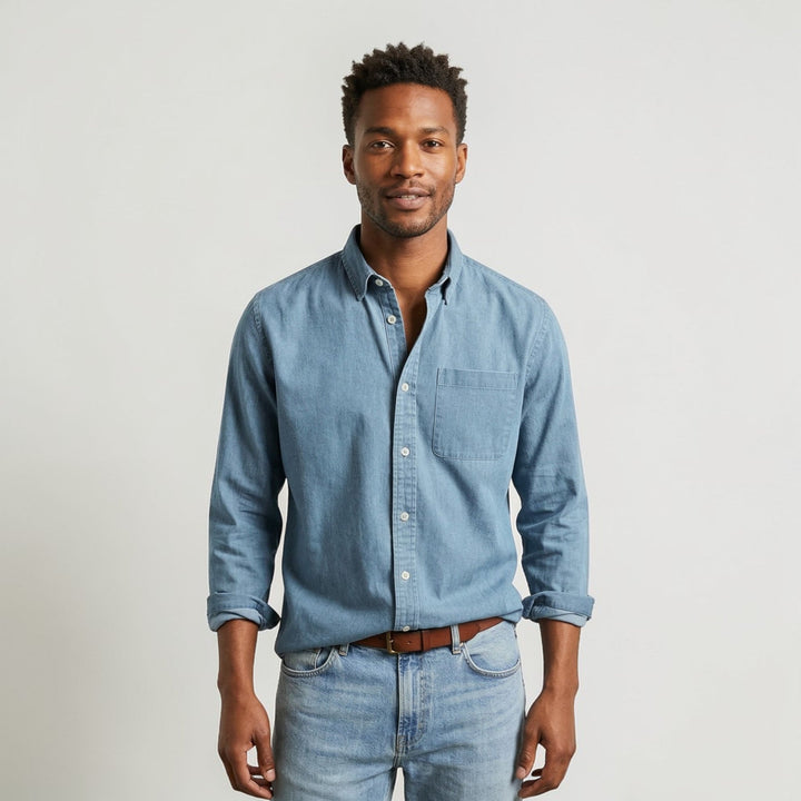 Heren Klassiek Casual Overhemd Modern Fit Montarello