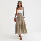 Dames Midi Rok met Bloemenprint Montarello
