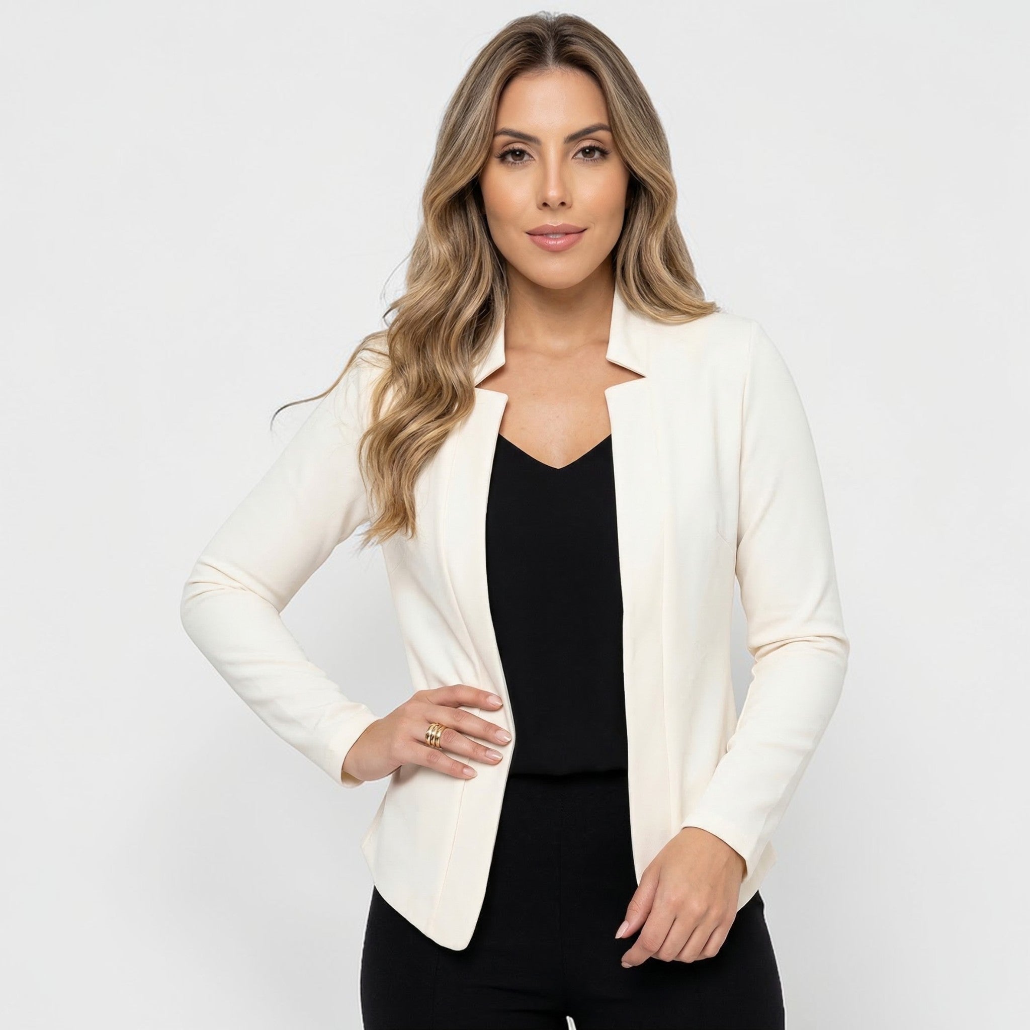 Dames Casual Open Blazer