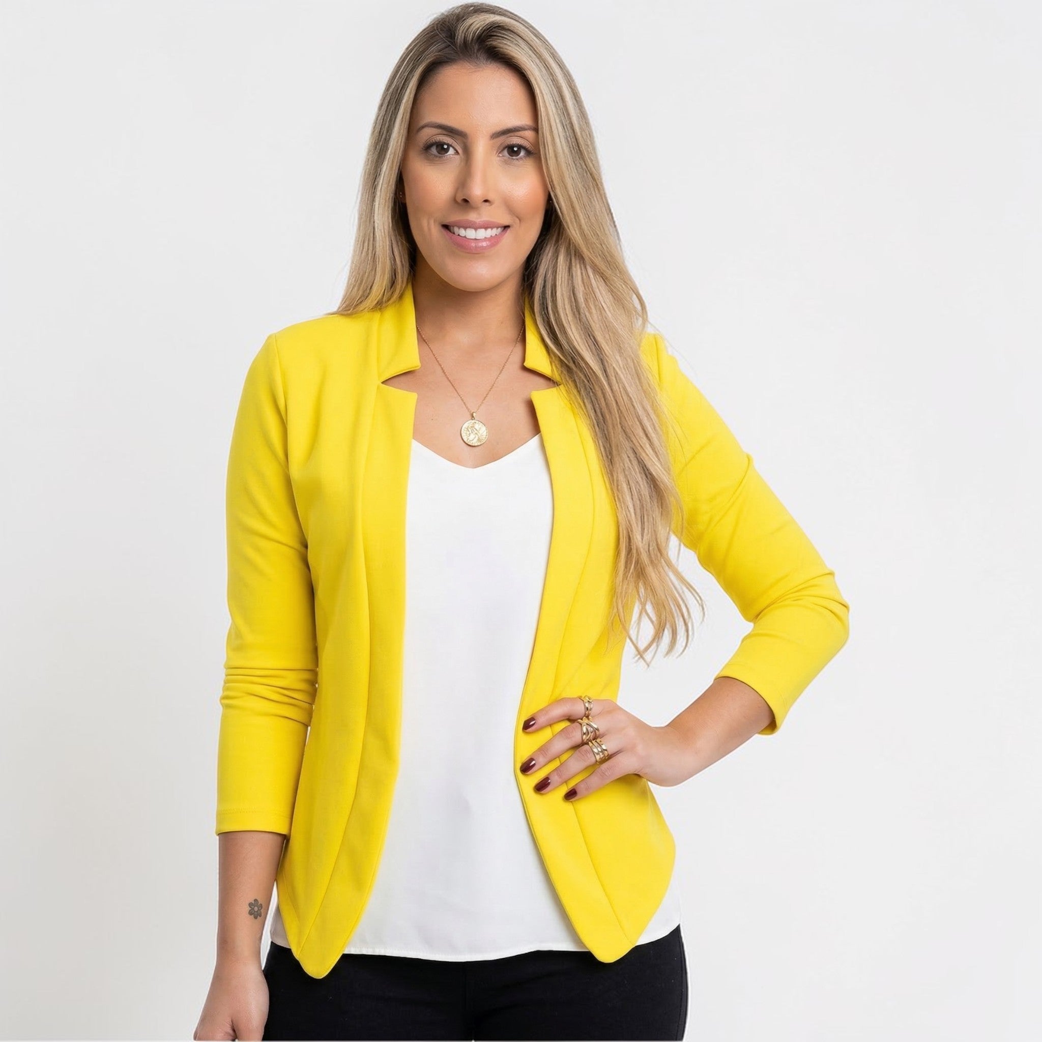 Dames Casual Open Blazer