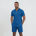 Heren Polo en Shorts Set Montarello