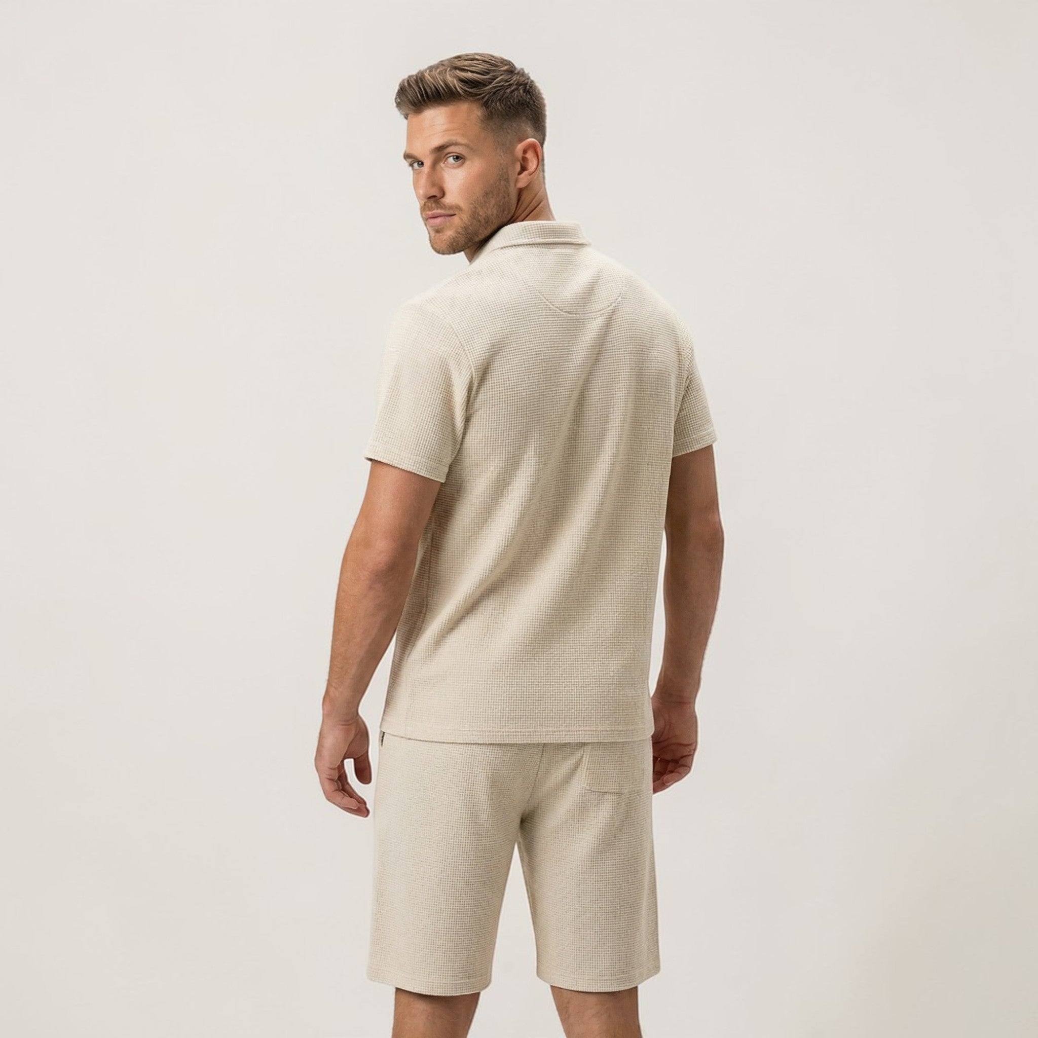Heren Polo en Shorts Set Montarello