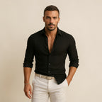 Heren Slim Fit Overhemd Montarello