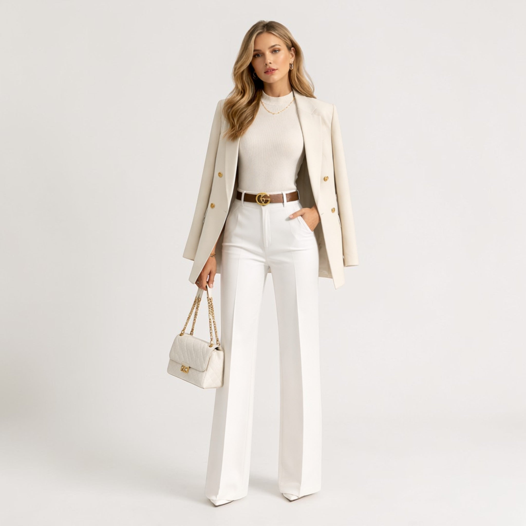 Dames Hoge Taille Broek Montarello