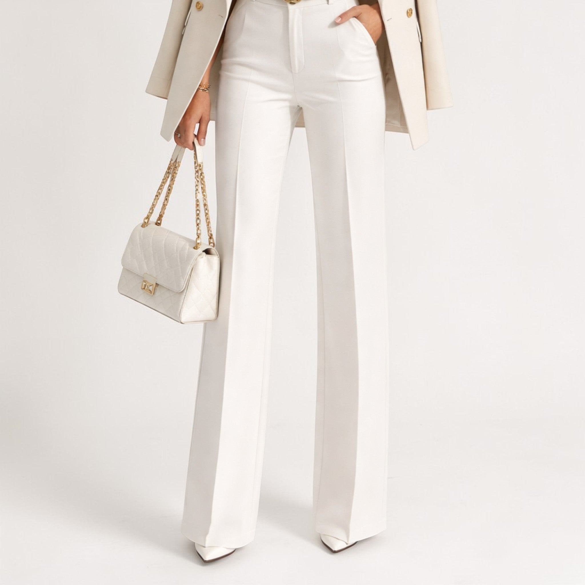 Dames Hoge Taille Broek Montarello