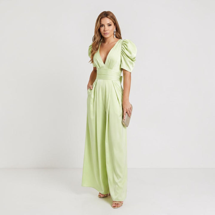 Dames Getailleerde Elegante Jumpsuit