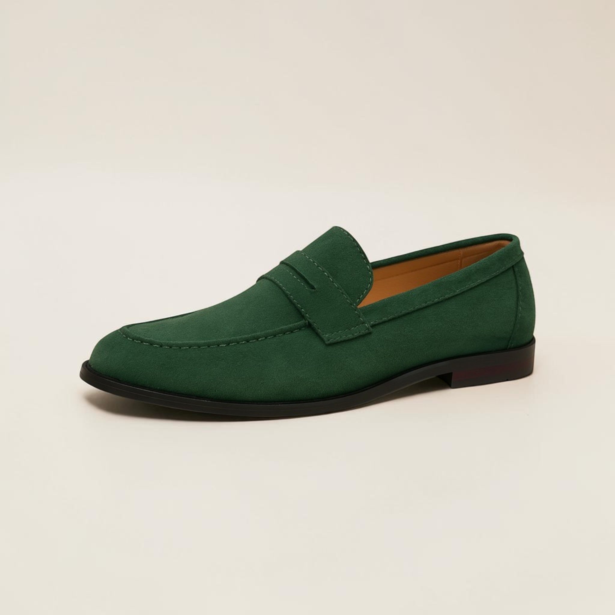 Heren Suède Loafers Klassieke Stijl