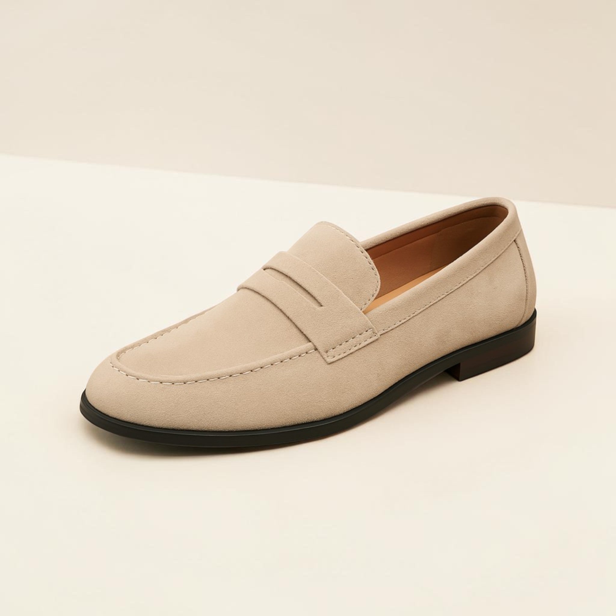 Heren Suède Loafers Klassieke Stijl