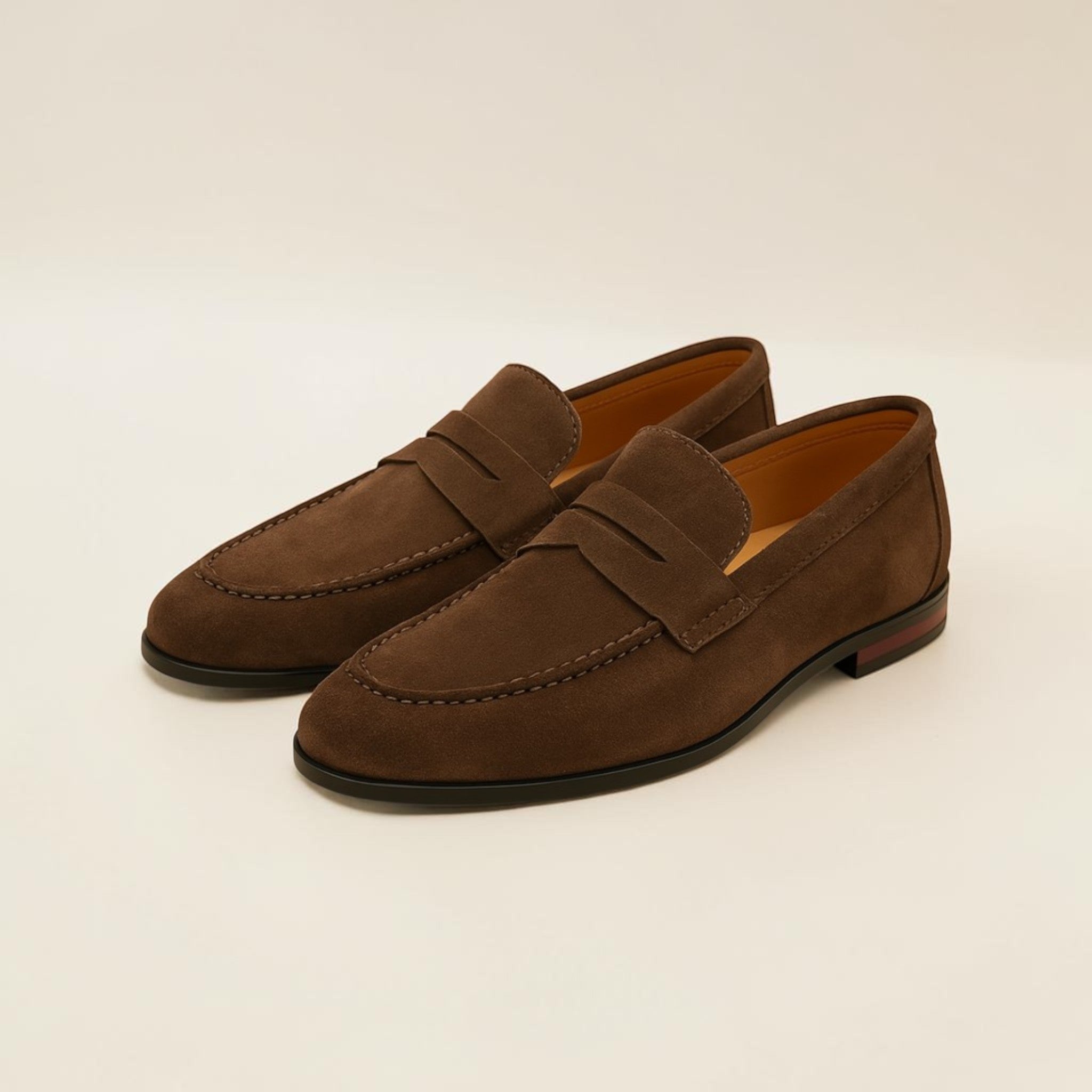Heren Suède Loafers Klassieke Stijl