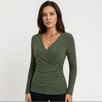Dames V Hals T Shirt