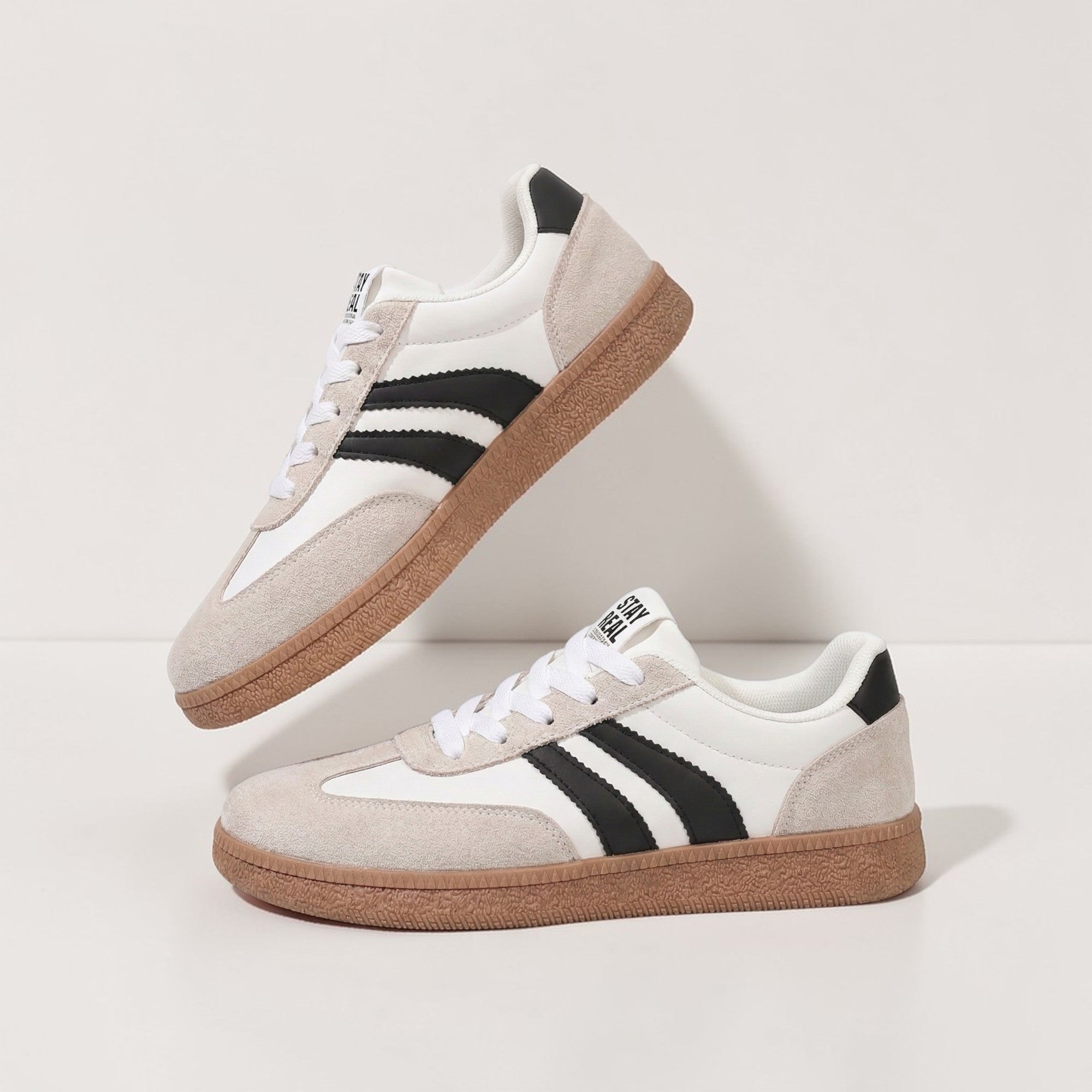 Dames Gestreepte Casual Sneakers