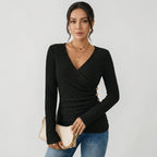 Dames V Hals T Shirt