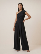 Dames One Shoulder Jumpsuit Elegante Stijl