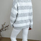 Dayna Jumper | Dames Winter Gebreide Coltrui met Strepen