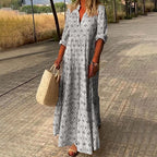 Dames Maxi Jurk Bohemian Print
