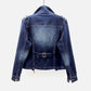 Bariah Jacket | Dames Herfst Denim Biker Jacket