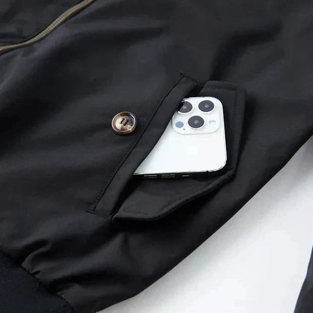 Heren Harrington Jas met Rits Montarello