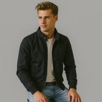 Heren Harrington Jas met Rits Montarello