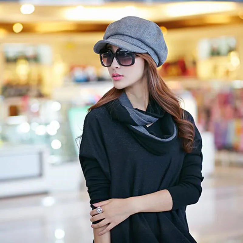 Fayen Muts | Vintage Newsboy Wintermuts voor Heren of Vrouwen
