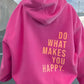 Saar Trui | Oversized Hoodie met Tekst