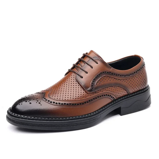 Heiko Heren Nette Schoenen | Oxford Veterschoenen met Wingtip Design
