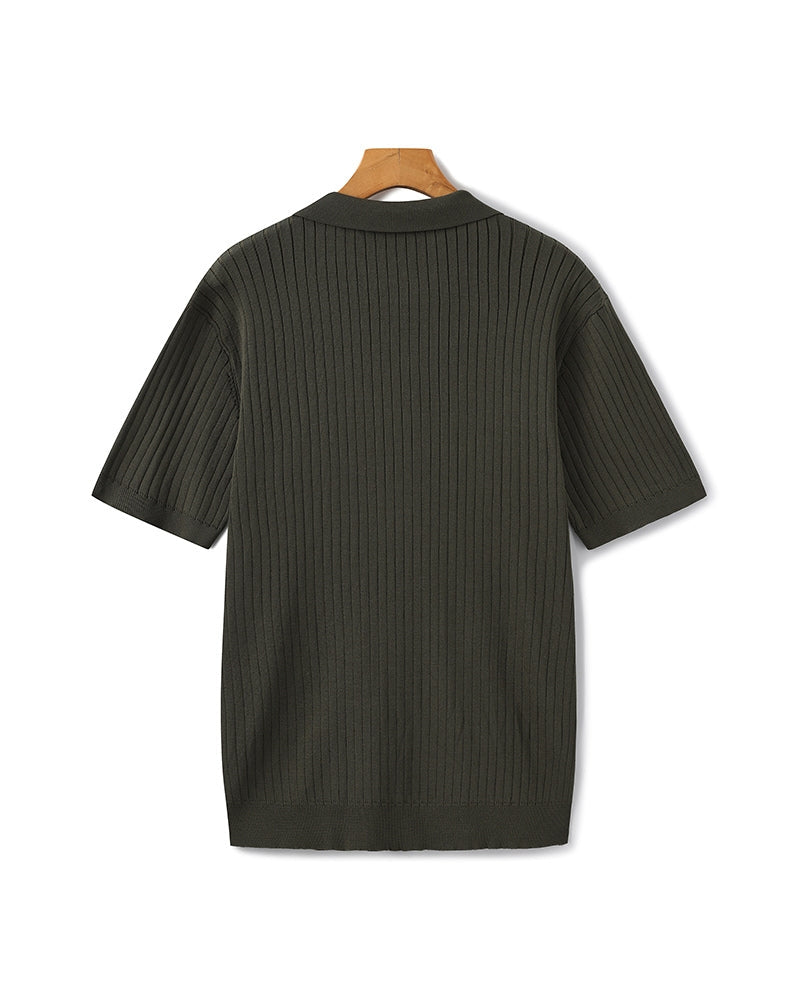 Heren Gebreide Polo Montarello