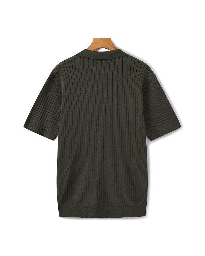 Heren Gebreide Polo Montarello