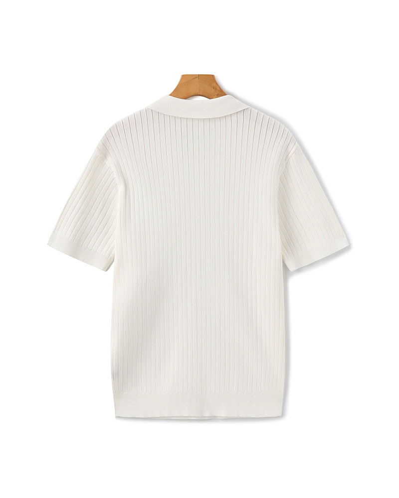 Heren Gebreide Polo Montarello
