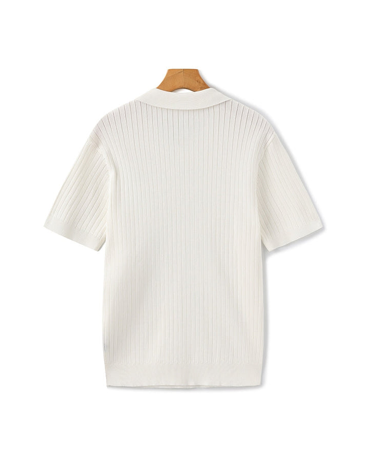 Heren Gebreide Polo Montarello