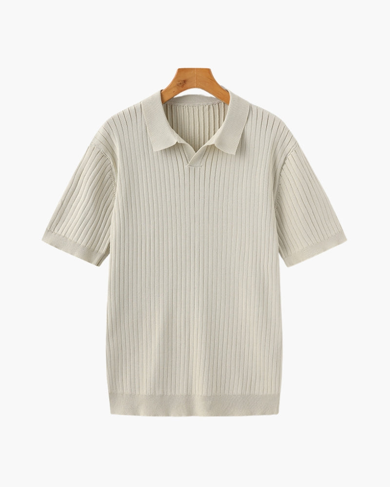 Heren Gebreide Polo Montarello