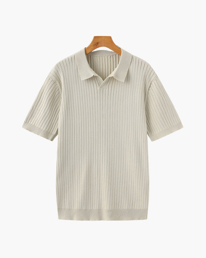 Heren Gebreide Polo Montarello