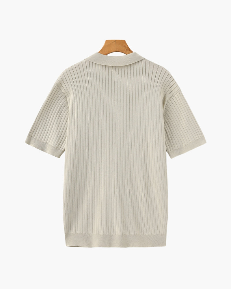 Heren Gebreide Polo Montarello