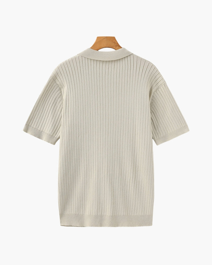 Heren Gebreide Polo Montarello