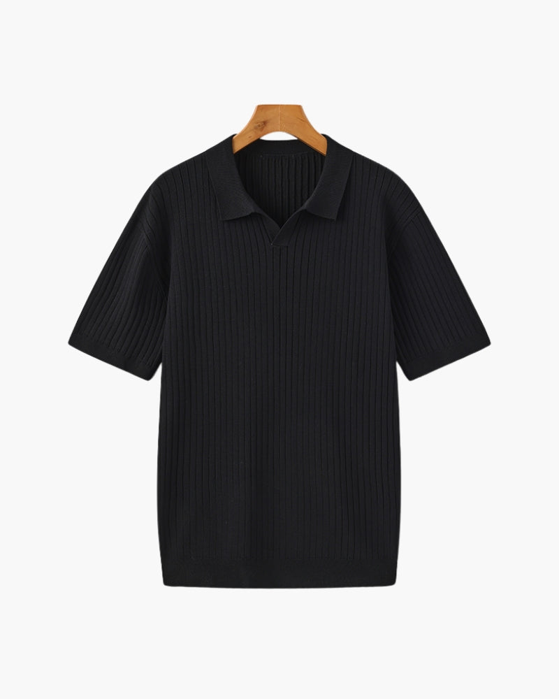 Heren Gebreide Polo Montarello